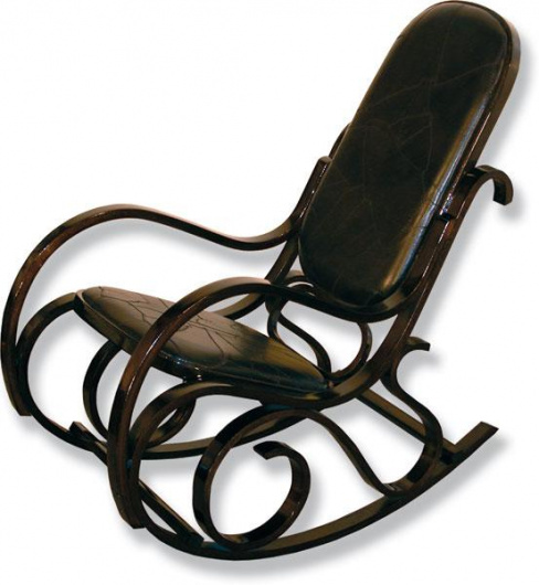 Кресло-качалка 20048 в коже - купить за 7728.0000 руб.