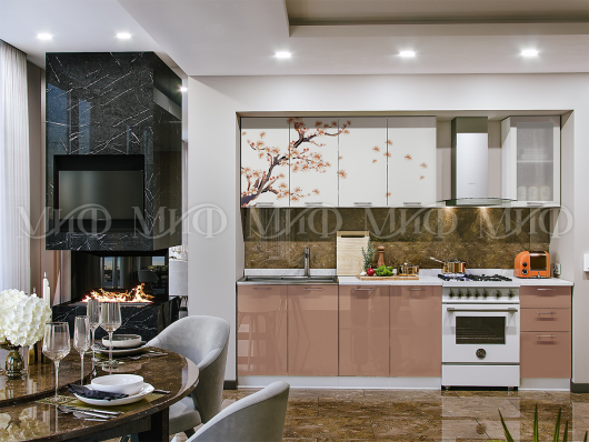 Кухня с фотопечатью Сакура - купить за 0.00 руб.