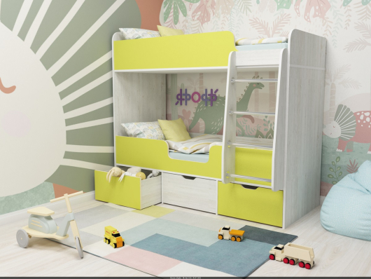 Кровать двухъярусная «Малыш Двойняшка» - купить за 0.00 руб.