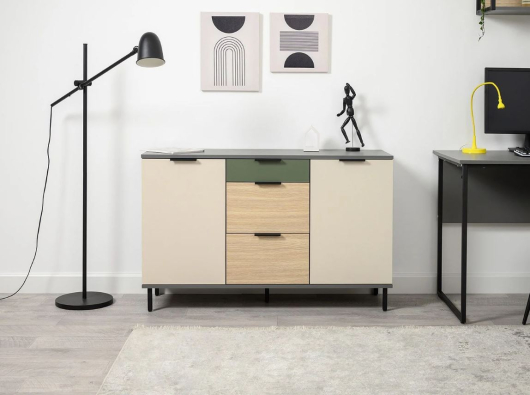 Комод Марвэл 16.234.02 Темно-серый/Плэйн - купить за 0.00 руб.