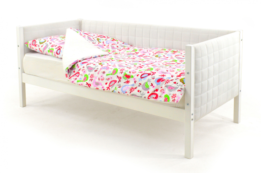 Детская кровать тахта мягкая Svogen белый - купить за 15990.00 руб.