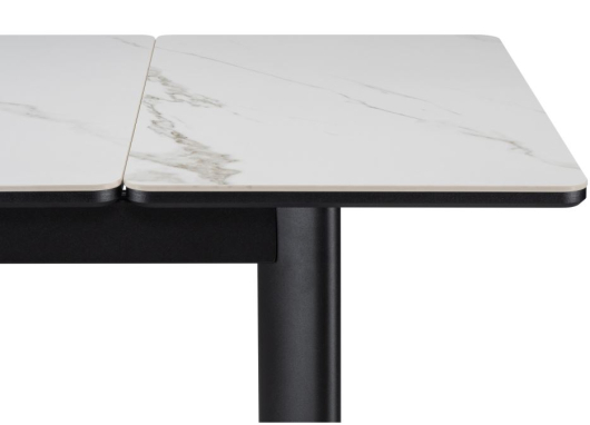 Керамический стол Кина alpine white/черный - купить за 30060.00 руб.