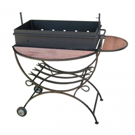 Мангал дачный на колесах с дровницей МД1 - купить за 0.00 руб.
