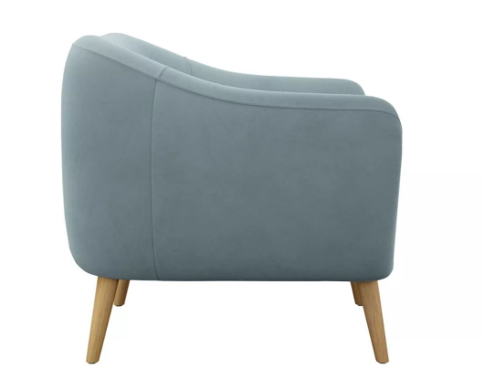 Кресло Ланкастер велюр Ультра Слэйт - купить за 18199.00 руб.