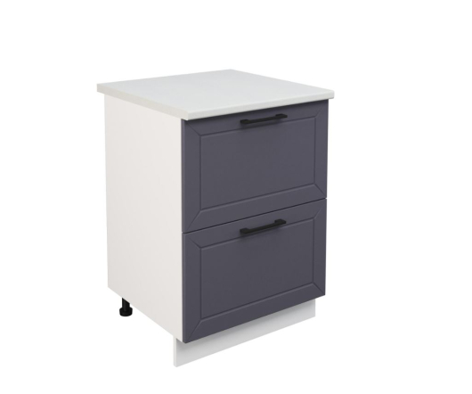 Шкаф нижний с двумя ящиками №66 Кёльн ШНГ2Я 600 - купить за 8613.00 руб.