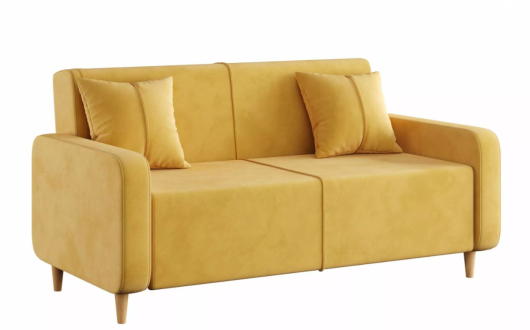 Диван Остер велюр Ультра Мустард - купить за 48399.00 руб.
