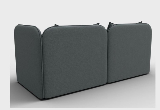 Тахта Лига-094 рогожка Амур 07 серый - купить за 41990.00 руб.