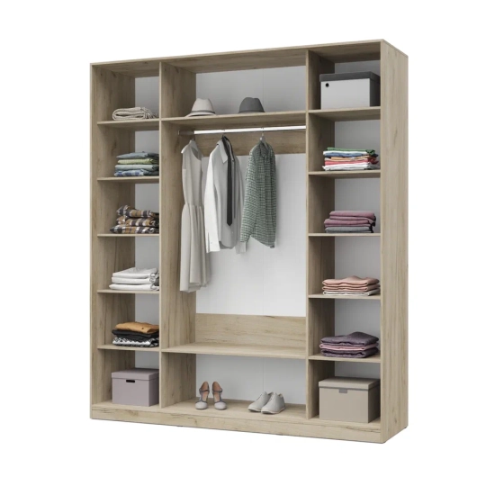 Шкаф-купе Роланд Р201 Серый дуб/Белый - купить за 31407.00 руб.