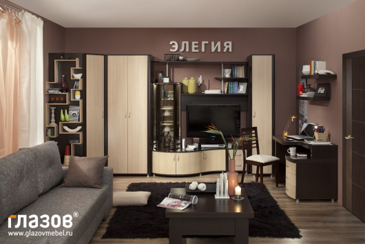 Гостиная Элегия (вариант 6) - купить за 71529.0000 руб.