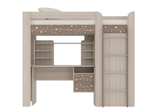 Кровать-чердак Скай 4-2020 с письменным столом Скай 6-0620 - купить за 0.00 руб.