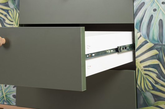 Комод Маттиас 16.245 Гикори Рокфорд/Дымчатый Зеленый - купить за 16526.00 руб.