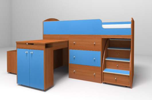 Кровать чердак Малыш+ - купить за 25720.00 руб.