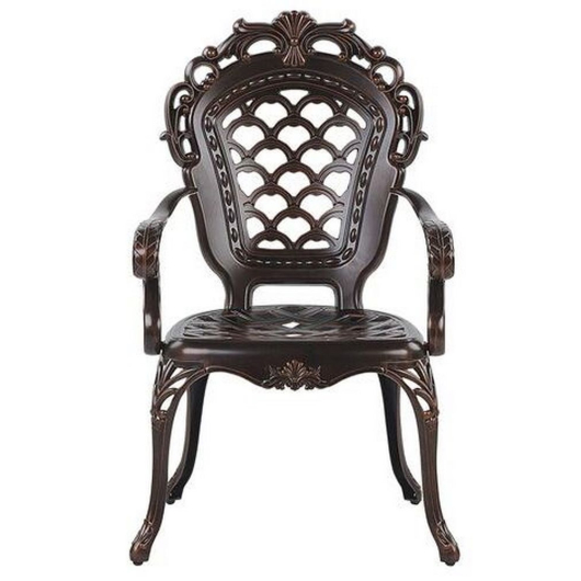 Обеденная группа из литого алюминия стол овальный АДОНИС "ADONIS" арт.6121 + 6 кресел ФИНЛЯНДИЯ-4 "FINLAND-4" арт.6001-6 - купить за 168600.00 руб.