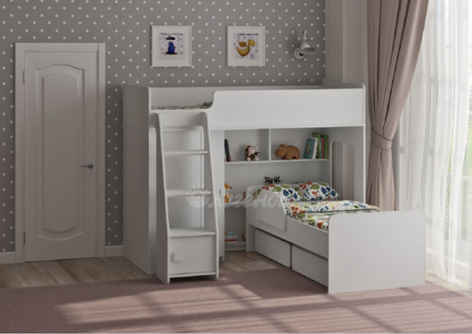 Двухъярусная кровать Легенда 42.2.2 - купить за 43360.00 руб.