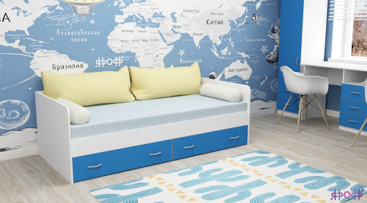 Кровать с выкатными ящиками Ярофф - купить за 0.00 руб.