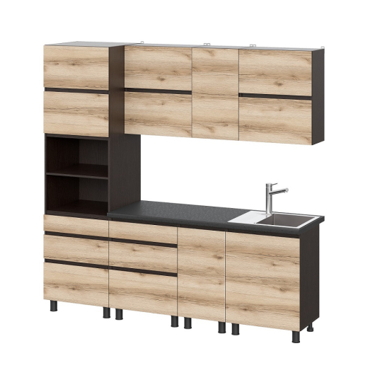 Кухня Берген 2.2 м вариант 1 - купить за 32245.00 руб.