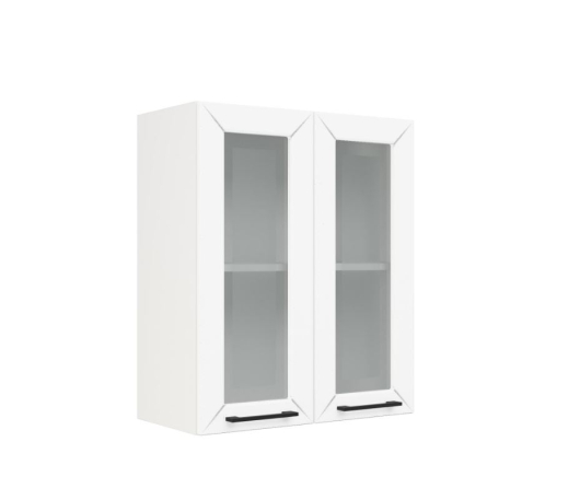 Шкаф навесной со стеклом №30 Кёльн ШВС 600 - купить за 6881.00 руб.