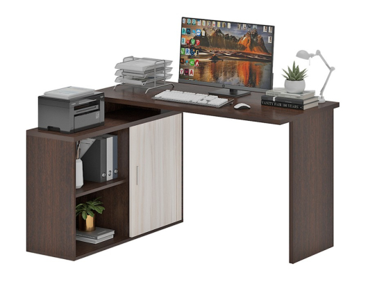 Стол с тумбой СКЛ-Прям130+ТБЛ-2 - купить за 13690.00 руб.