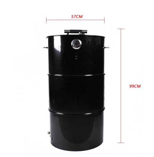 Многофункциональный угольный гриль-коптильня Multi-function drum Smoker BBQ grill - купить за 27150.00 руб.