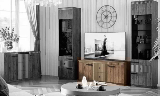 Тумба под ТВ с цоколем Ольга 3 - купить за 8360.00 руб.