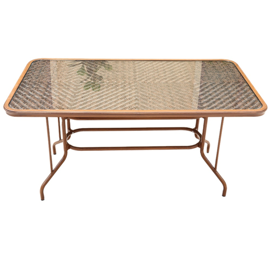 Стол алюминиевый прямоугольный 80*150 БАМБУК "BAMBOO" арт.2009 - купить за 32100.00 руб.