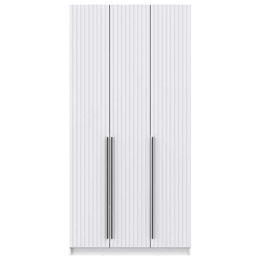 Шкаф 3-х дверный 67.08 Брандо ЛДСП/МДФ Белый - купить за 25588.00 руб.