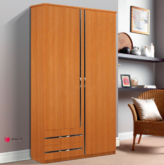 Шкаф для платья и белья В-1 2-х створчатый с 2-мя ящиками - купить за 20481.00 руб.