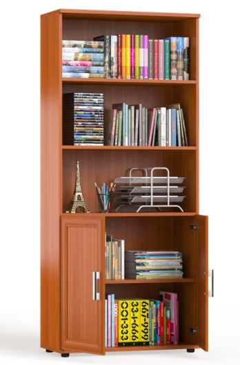 Шкаф для книг без стекла МД2.02 - купить за 13532.00 руб.