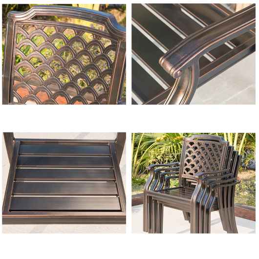 Кресло из литого алюминия Бостон Boston арт.6014 - купить за 11400.00 руб.