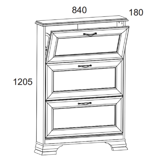 Тумба для обуви 3D Тиффани - купить за 19999.00 руб.