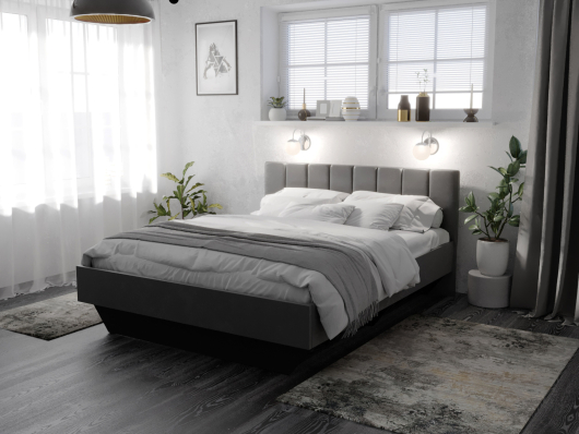Кровать Морбидо графит - купить за 20697.00 руб.