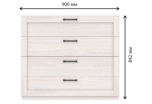 Комод с 4-я ящиками Классика - купить за 10902.00 руб.