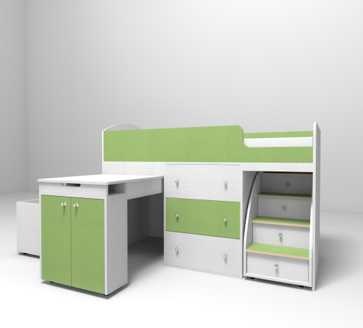 Кровать чердак Малыш+ - купить за 25720.00 руб.