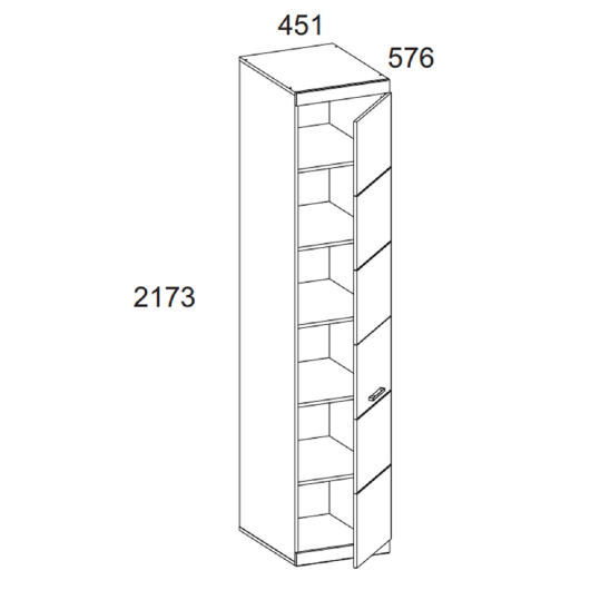 Шкаф 1DG Оскар - купить за 13599.00 руб.