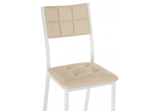 Стул Бекал кожзам d1 / белый - купить за 5280.00 руб.