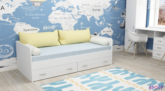 Кровать с выкатными ящиками Ярофф - купить за 0.00 руб.