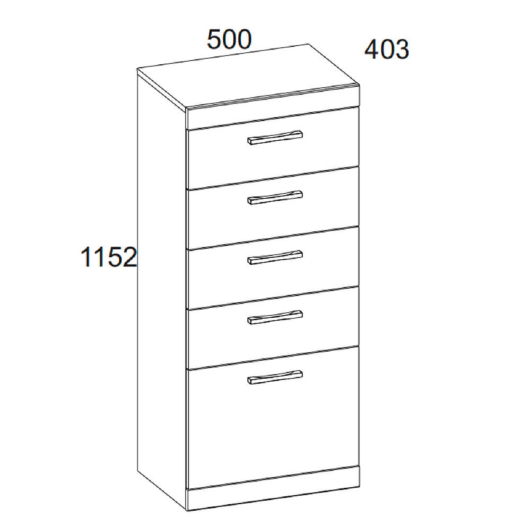 Комод 5S/50 Оскар - купить за 11699.00 руб.