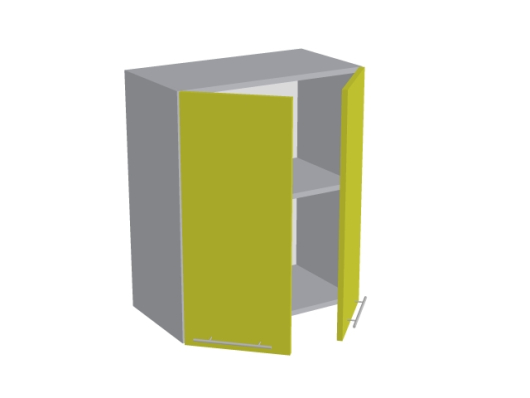 Шкаф 2-х дверный В72 60Д2 Базис - купить за 8020.00 руб.