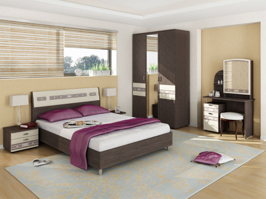 Спальня Ривьера (вариант 1) - купить за 71138.0000 руб.