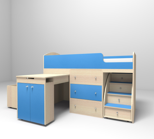 Кровать чердак Малыш+ - купить за 25720.00 руб.