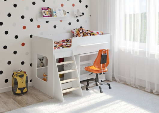 Детская кровать Легенда 22.2 белая - купить за 29640.00 руб.