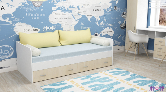 Кровать с выкатными ящиками Ярофф - купить за 0.00 руб.