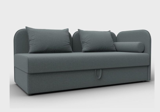 Тахта Лига-094 рогожка Амур 07 серый - купить за 41990.00 руб.