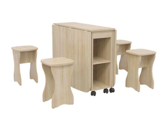 Стол книжка с табуретами 1-6701 - купить за 0.00 руб.