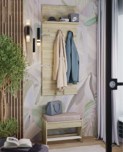 Вешалка Эдем-1 №1 с мягкой частью №4 - купить за 8038.00 руб.