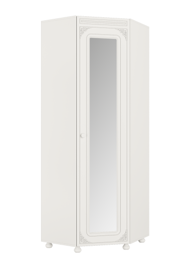 Шкаф угловой для одежды Ассоль АС-52К с зеркалом - купить за 31031.00 руб.