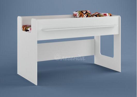 Кровать-чердак Легенда 23 белая - купить за 17260.00 руб.