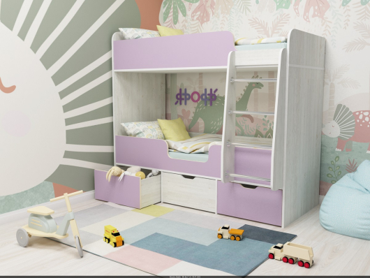 Кровать двухъярусная «Малыш Двойняшка» - купить за 0.00 руб.