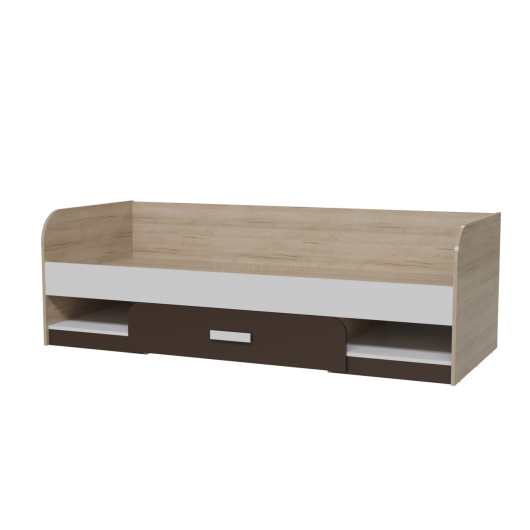 Кровать односпальная с ящиком Арабика 4-2007 - купить за 13500.00 руб.