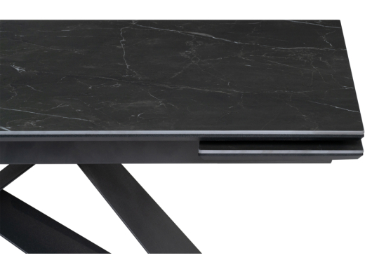 Керамический стол Ноттингем мрамор/чёрный - купить за 0.00 руб.